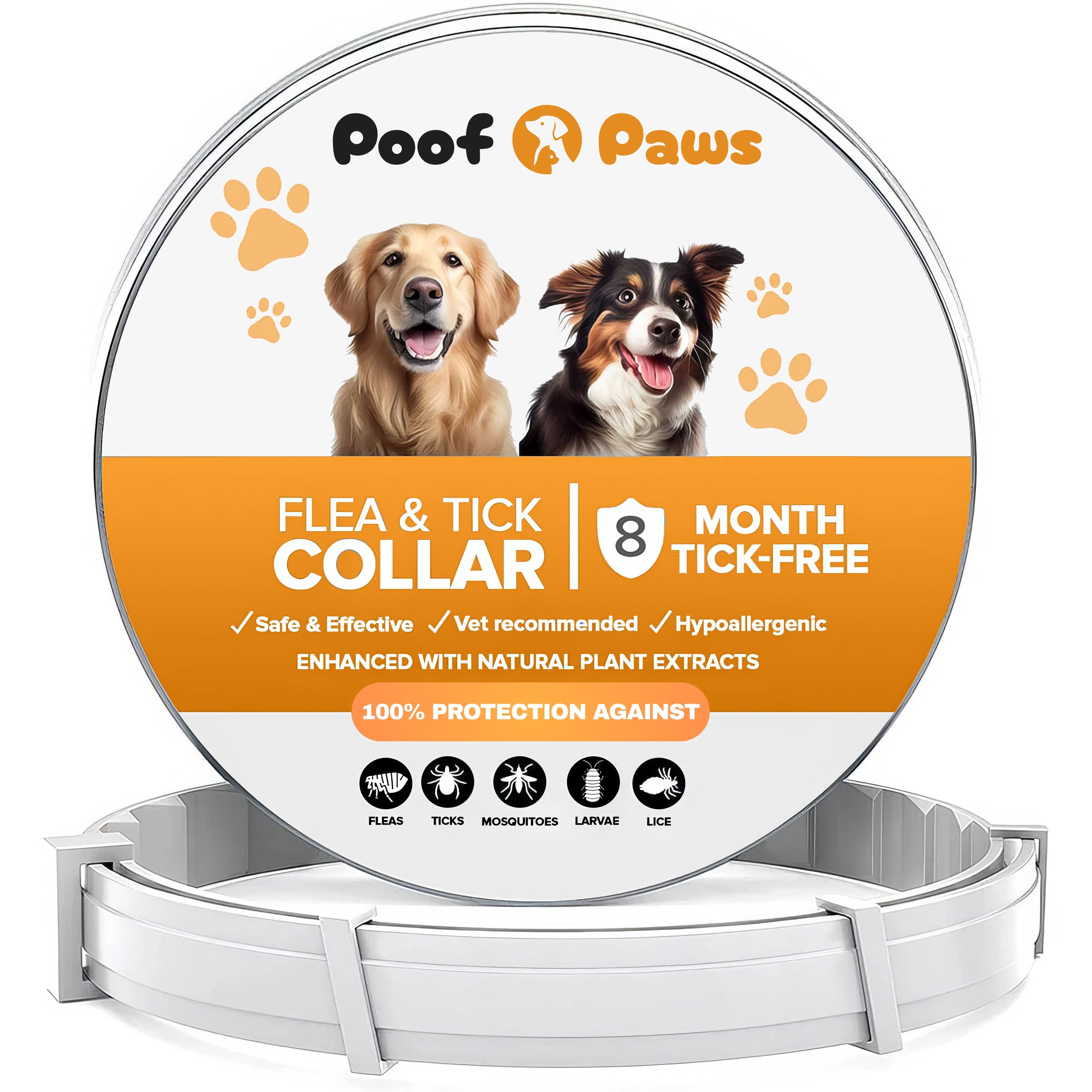 AntiTickCollar™ V.2. - Flea and tick repellent for up to 8 months!