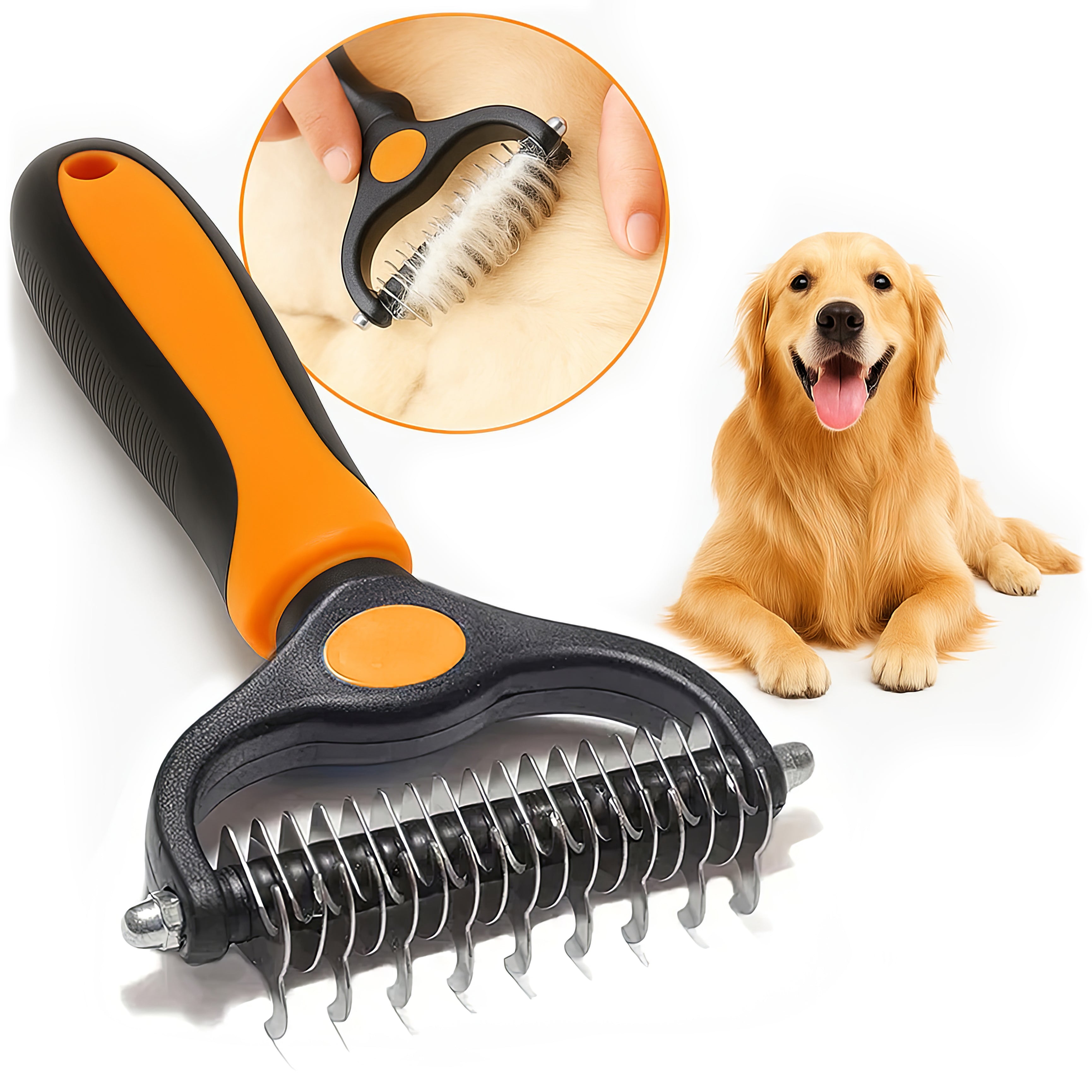 Dog Grooming & Shedding Brush